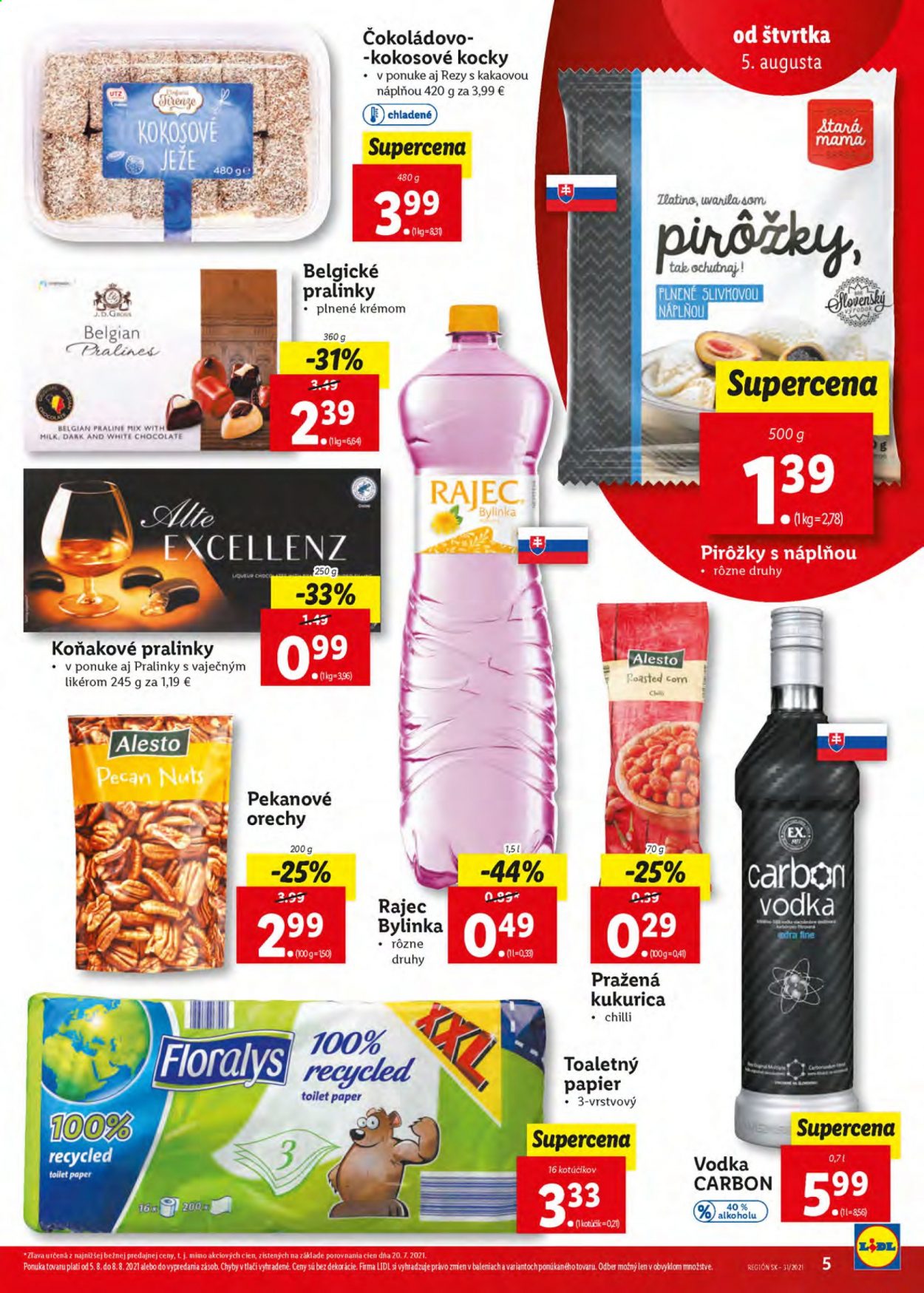 Leták Lidl - 5.8.2021 - 8.8.2021. Strana 5