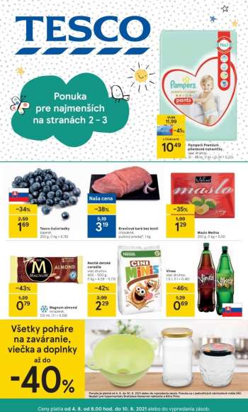 Leták TESCO - 4.8.2021 - 10.8.2021.