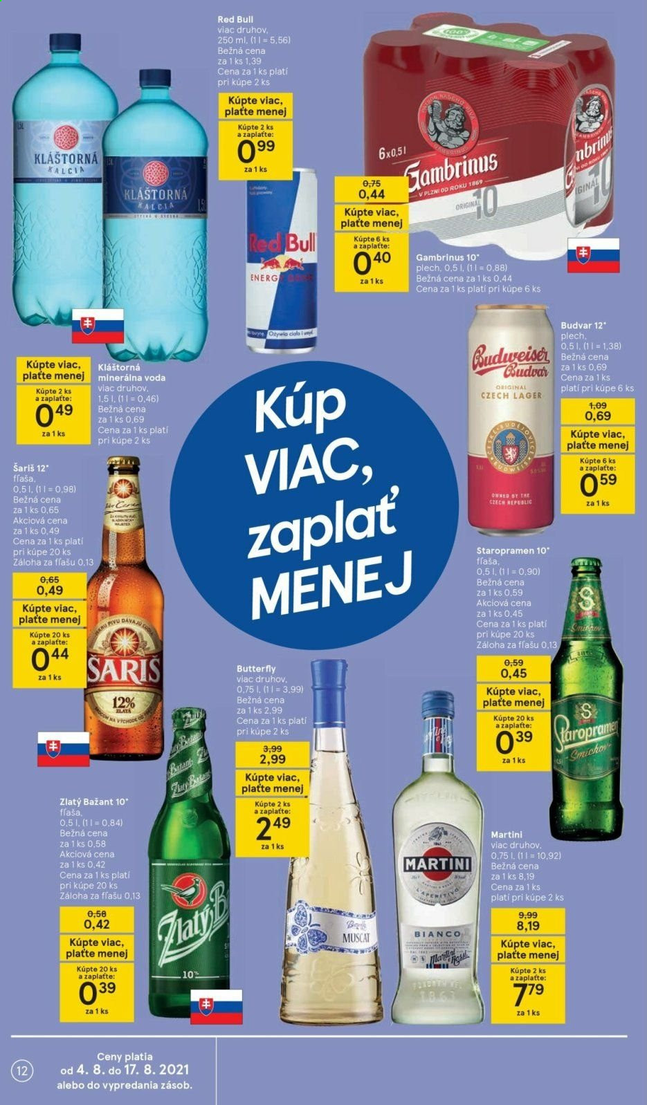 Leták TESCO - 4.8.2021 - 10.8.2021. Strana 12