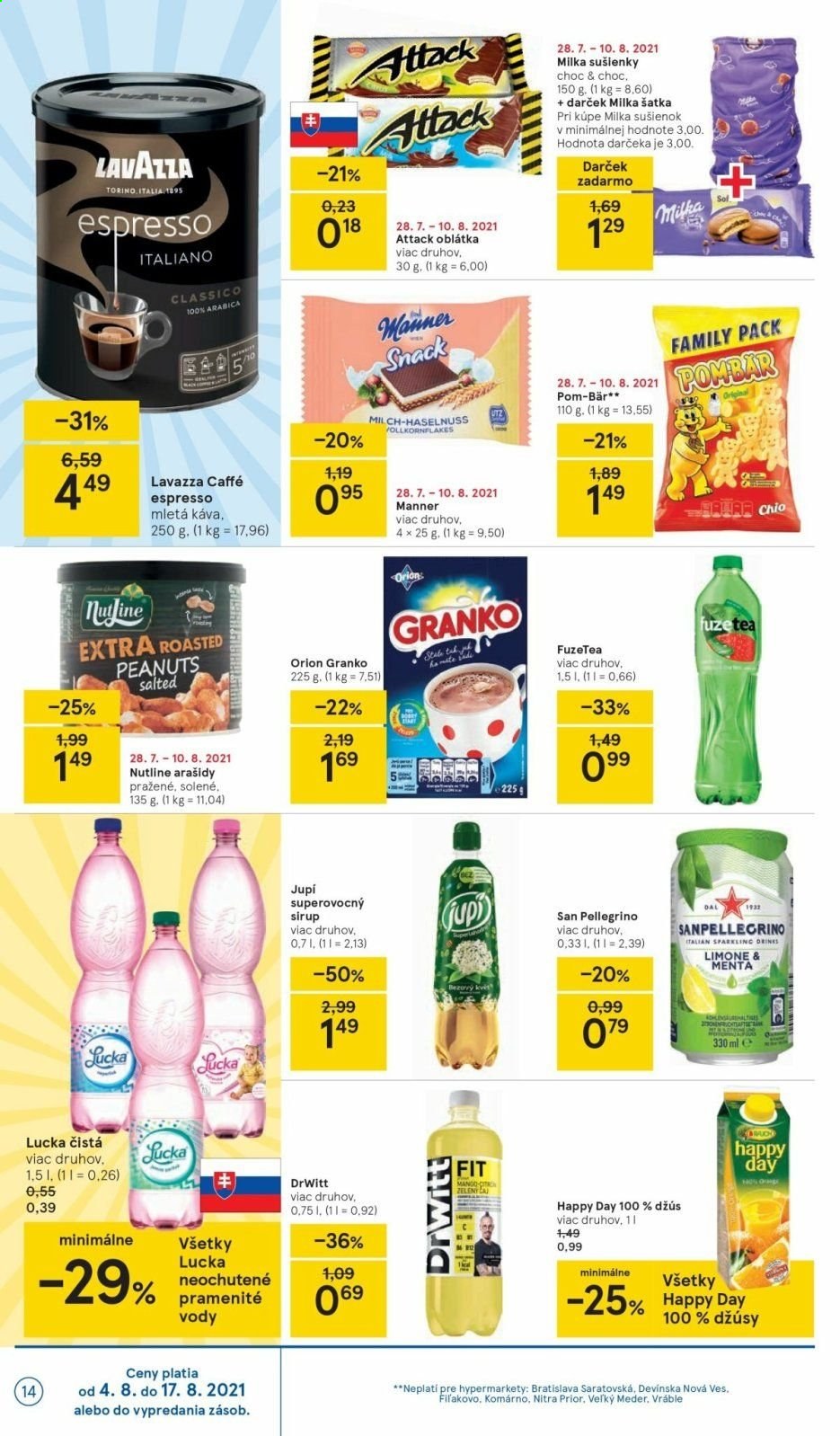 Leták TESCO - 4.8.2021 - 10.8.2021. Strana 14