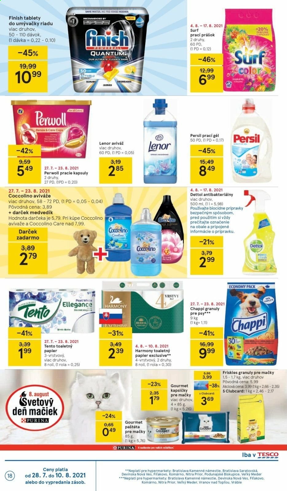 Leták TESCO - 4.8.2021 - 10.8.2021. Strana 18