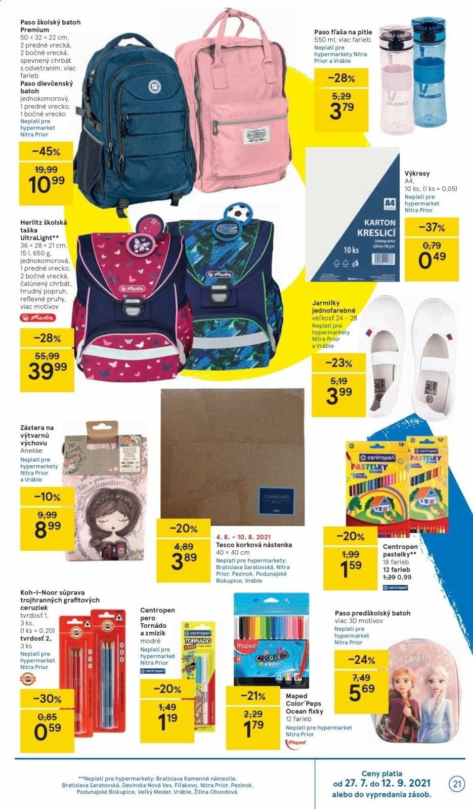 Leták TESCO - 4.8.2021 - 10.8.2021. Strana 21