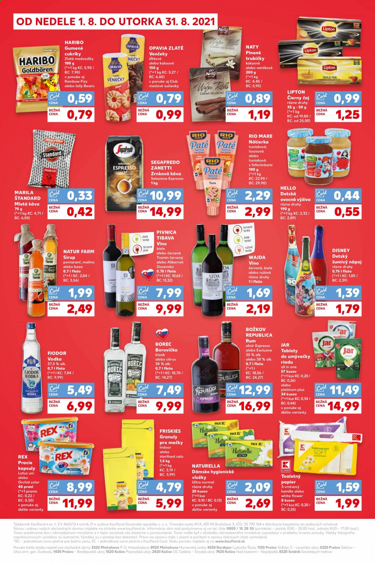Leták Kaufland - 1.8.2021 - 31.8.2021. Strana 4