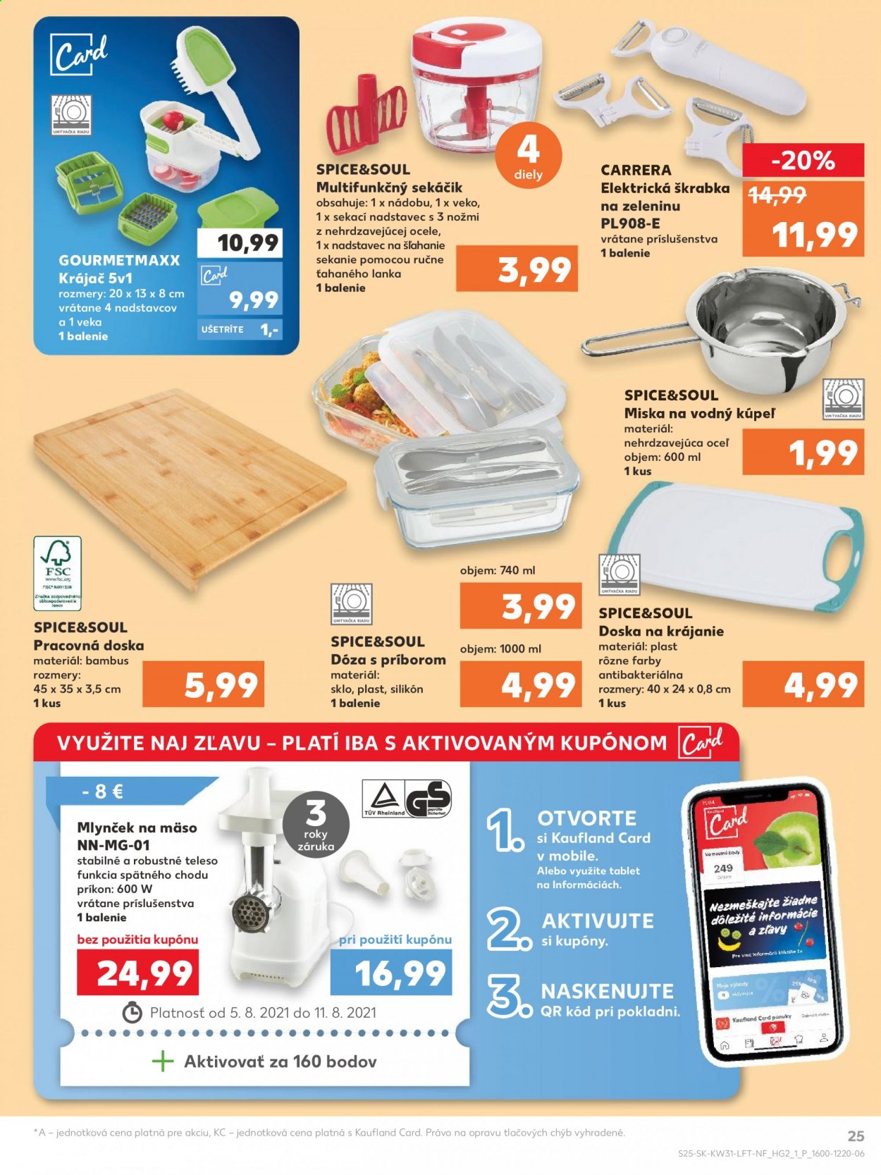 Leták Kaufland - 5.8.2021 - 11.8.2021. Strana 25