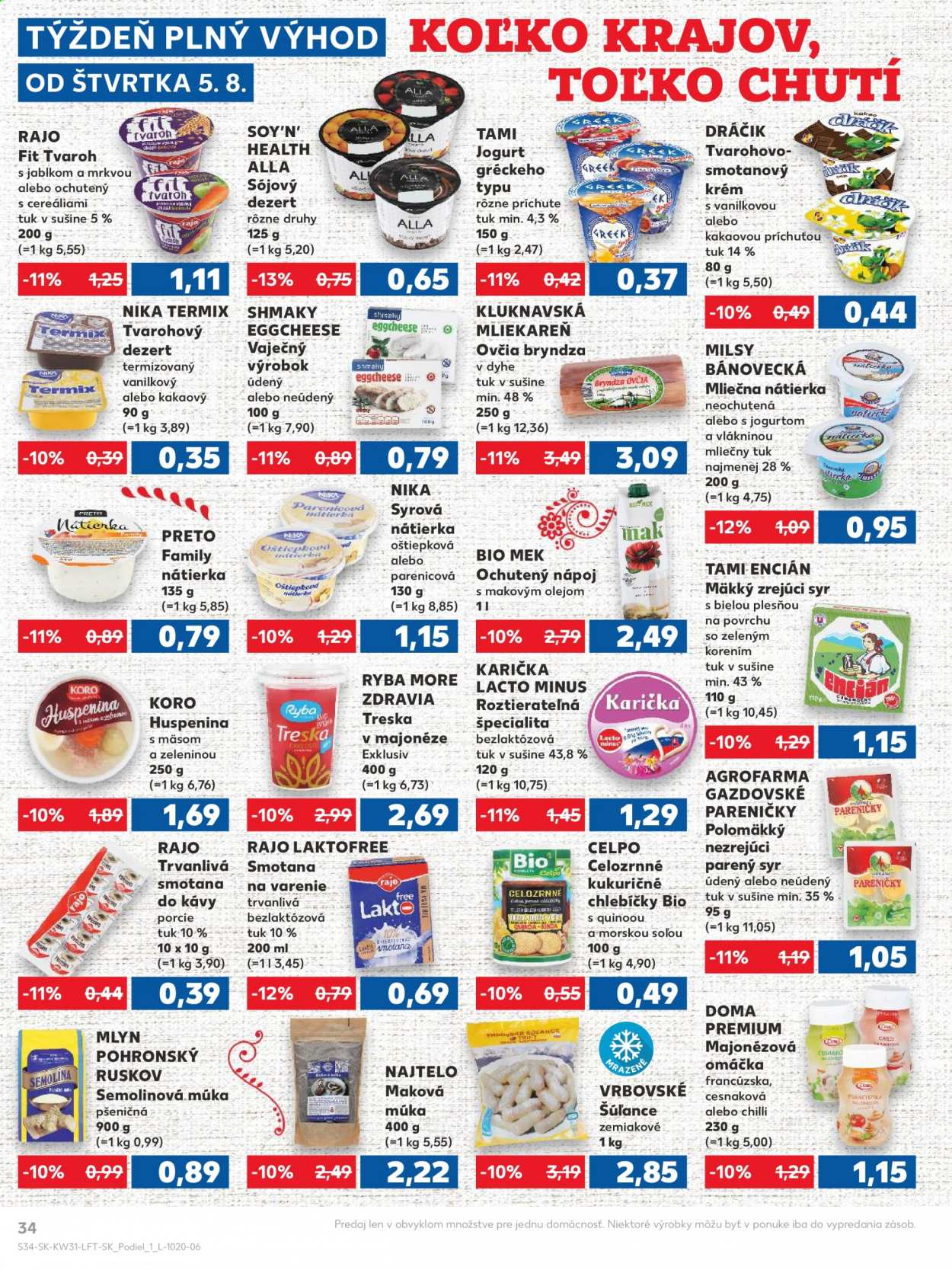 Leták Kaufland - 5.8.2021 - 11.8.2021. Strana 34