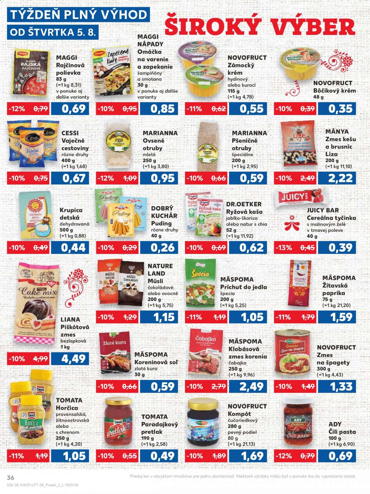 Leták Kaufland - 5.8.2021 - 11.8.2021. Strana 36