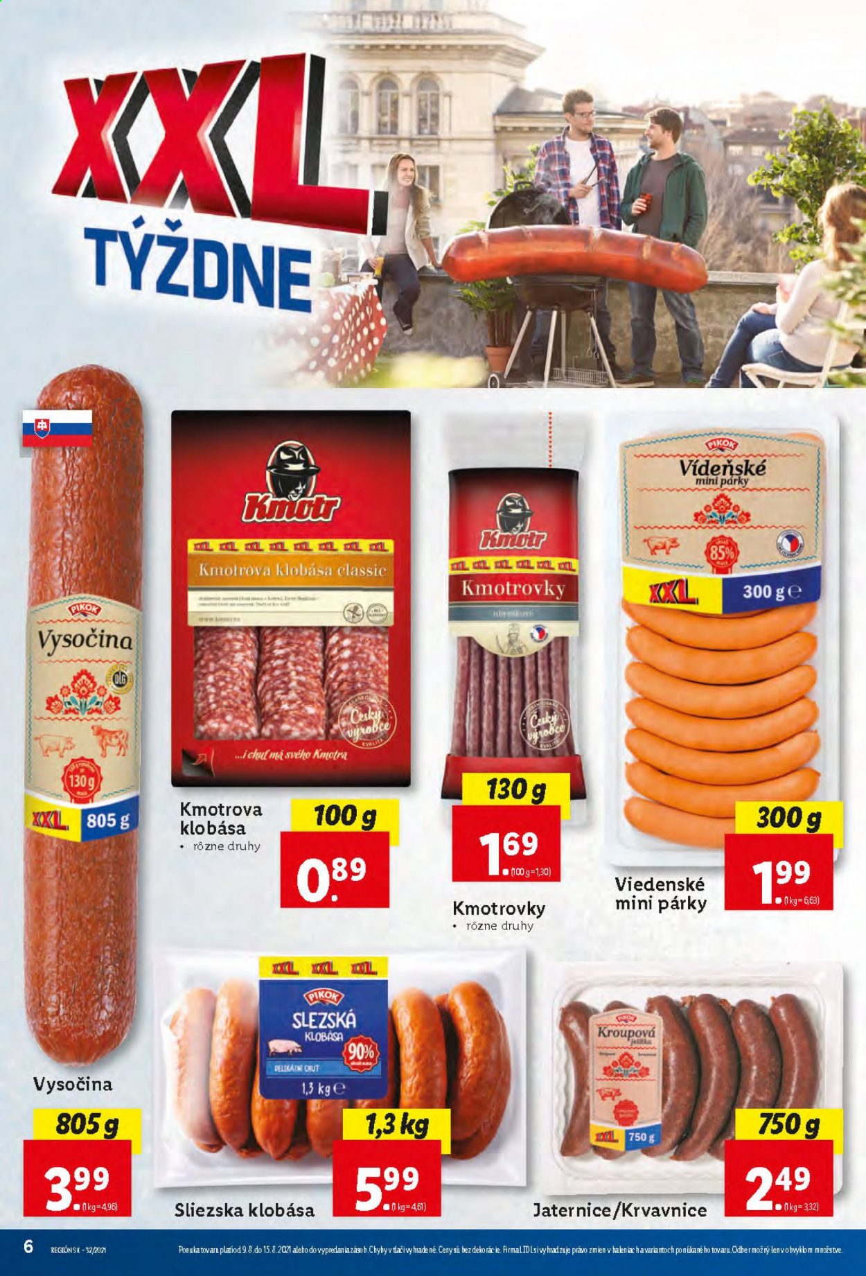 Leták Lidl - 9.8.2021 - 15.8.2021. Strana 6