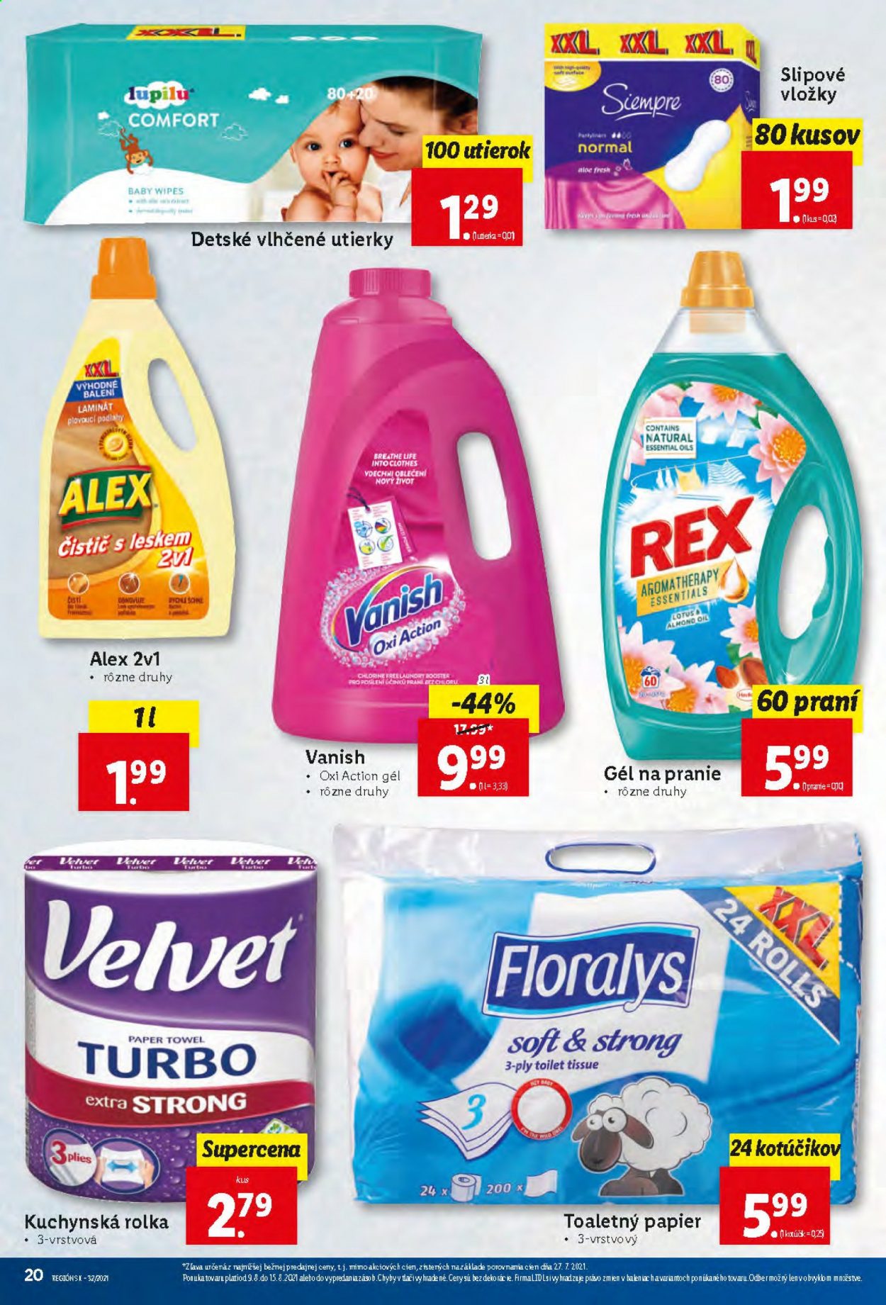 Leták Lidl - 9.8.2021 - 15.8.2021. Strana 20