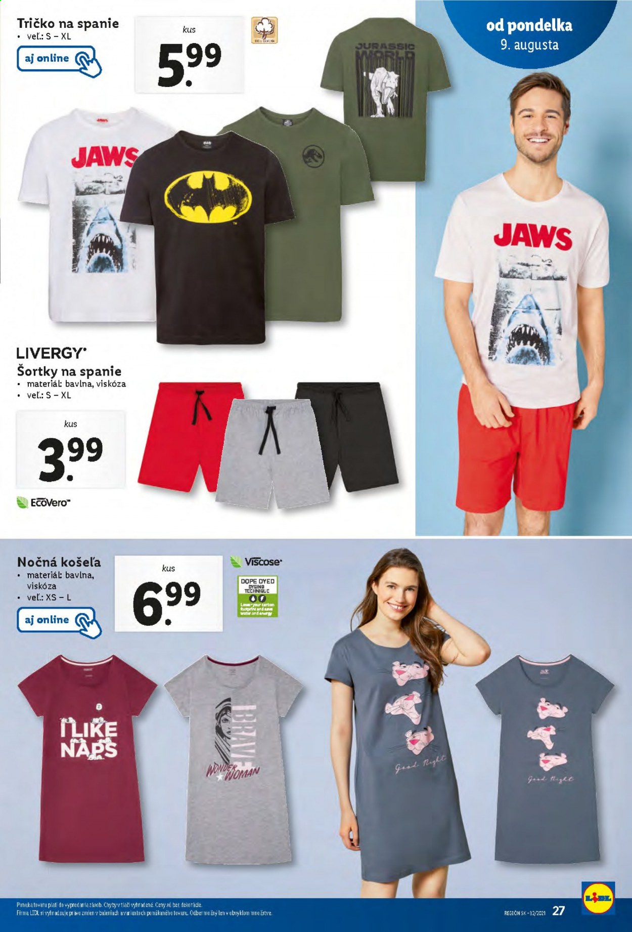 Leták Lidl - 9.8.2021 - 15.8.2021. Strana 27