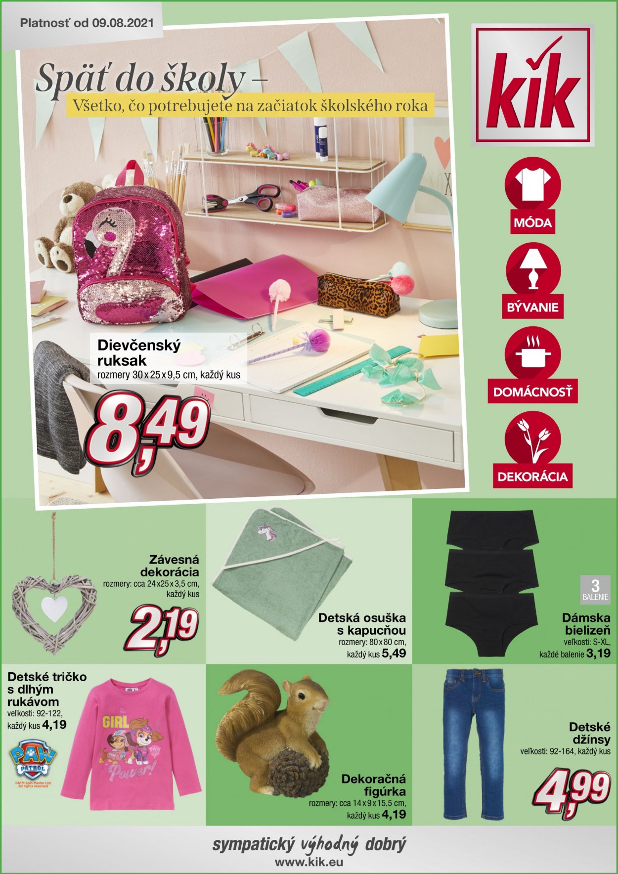 Leták kik. Strana 1