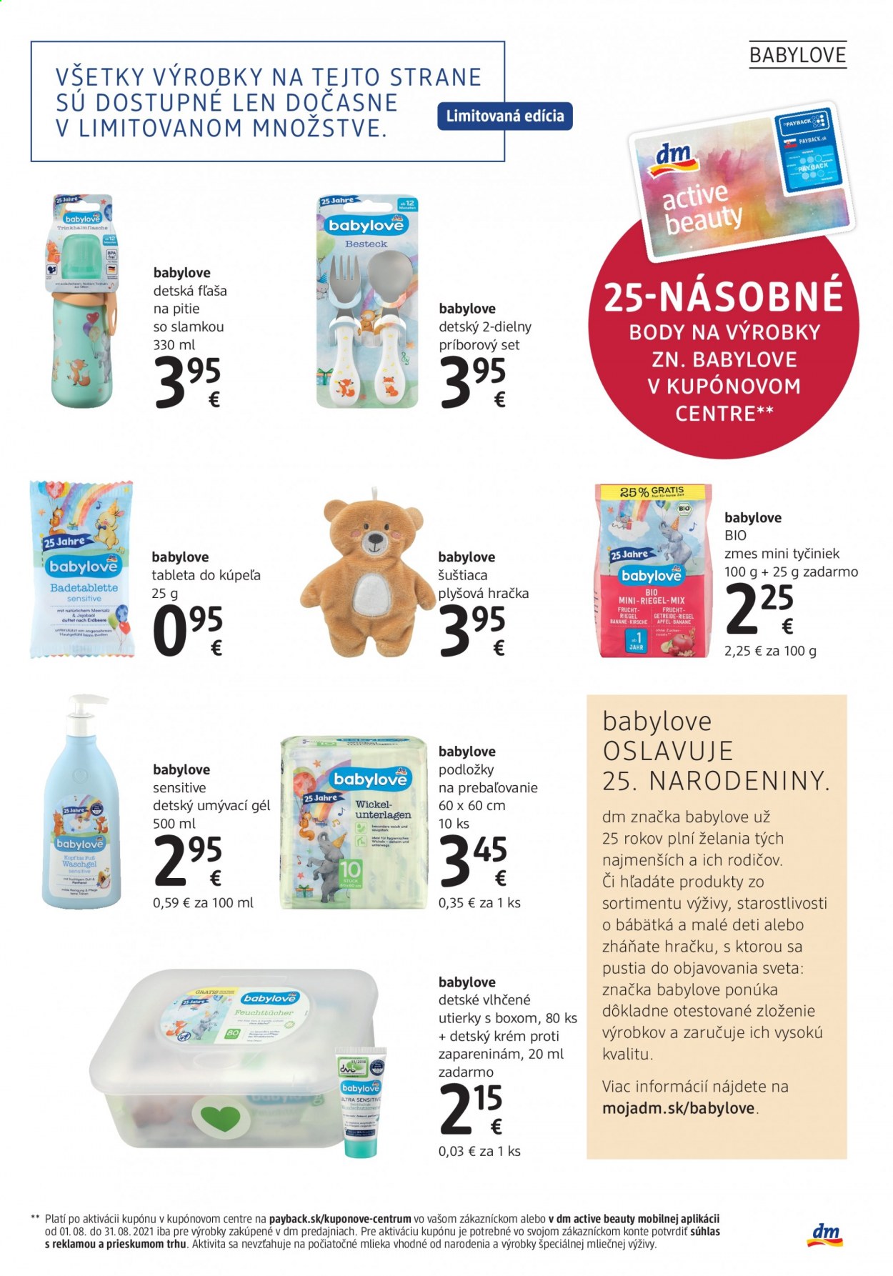 Leták dm drogerie - 1.8.2021 - 31.8.2021. Strana 23