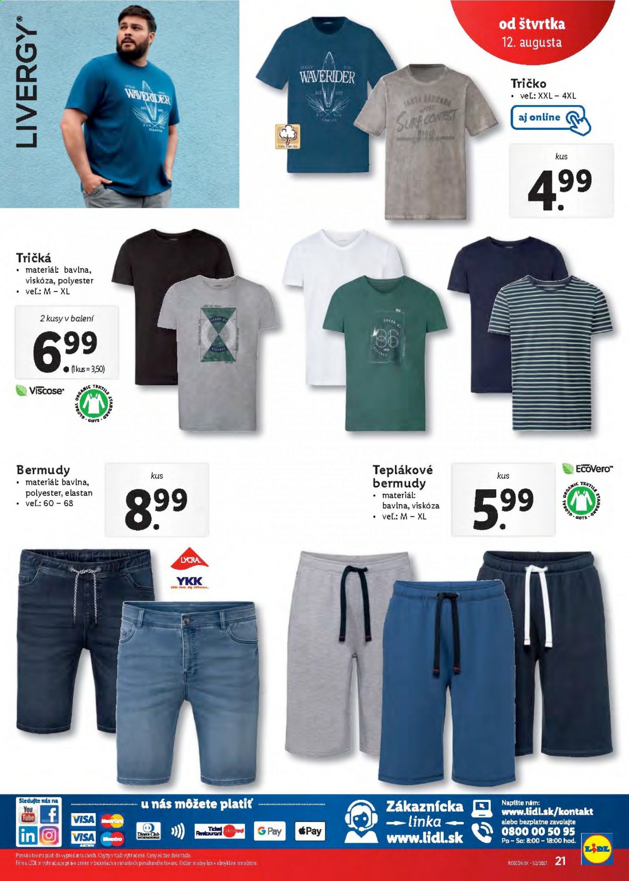 Leták Lidl - 12.8.2021 - 15.8.2021. Strana 23