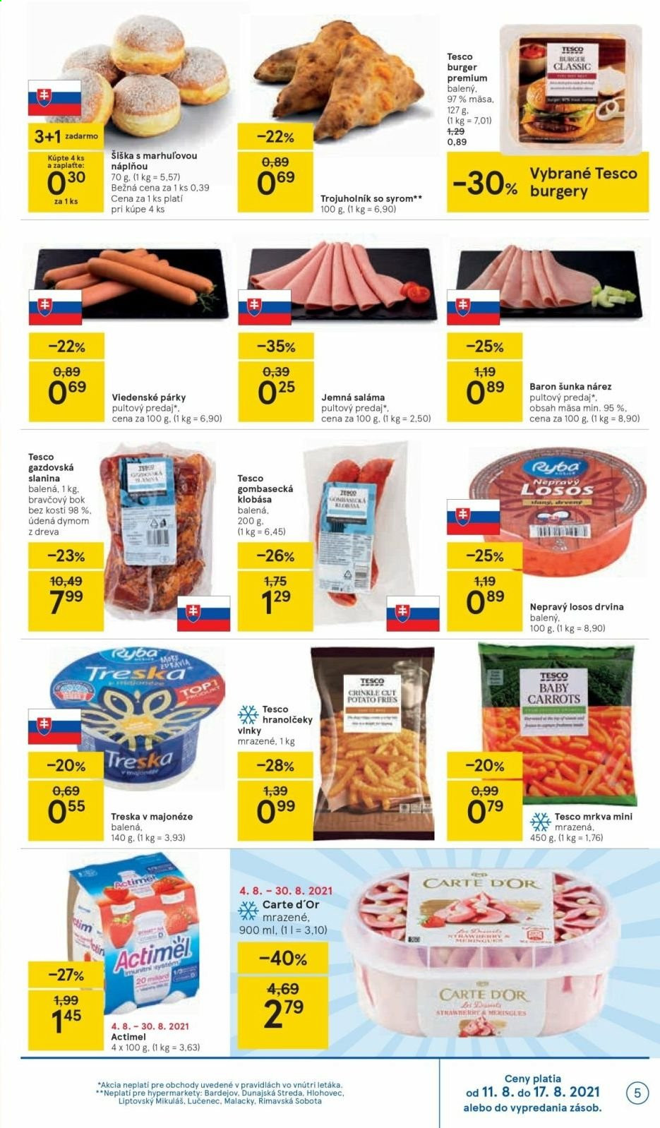 Leták TESCO - 11.8.2021 - 17.8.2021. Strana 5