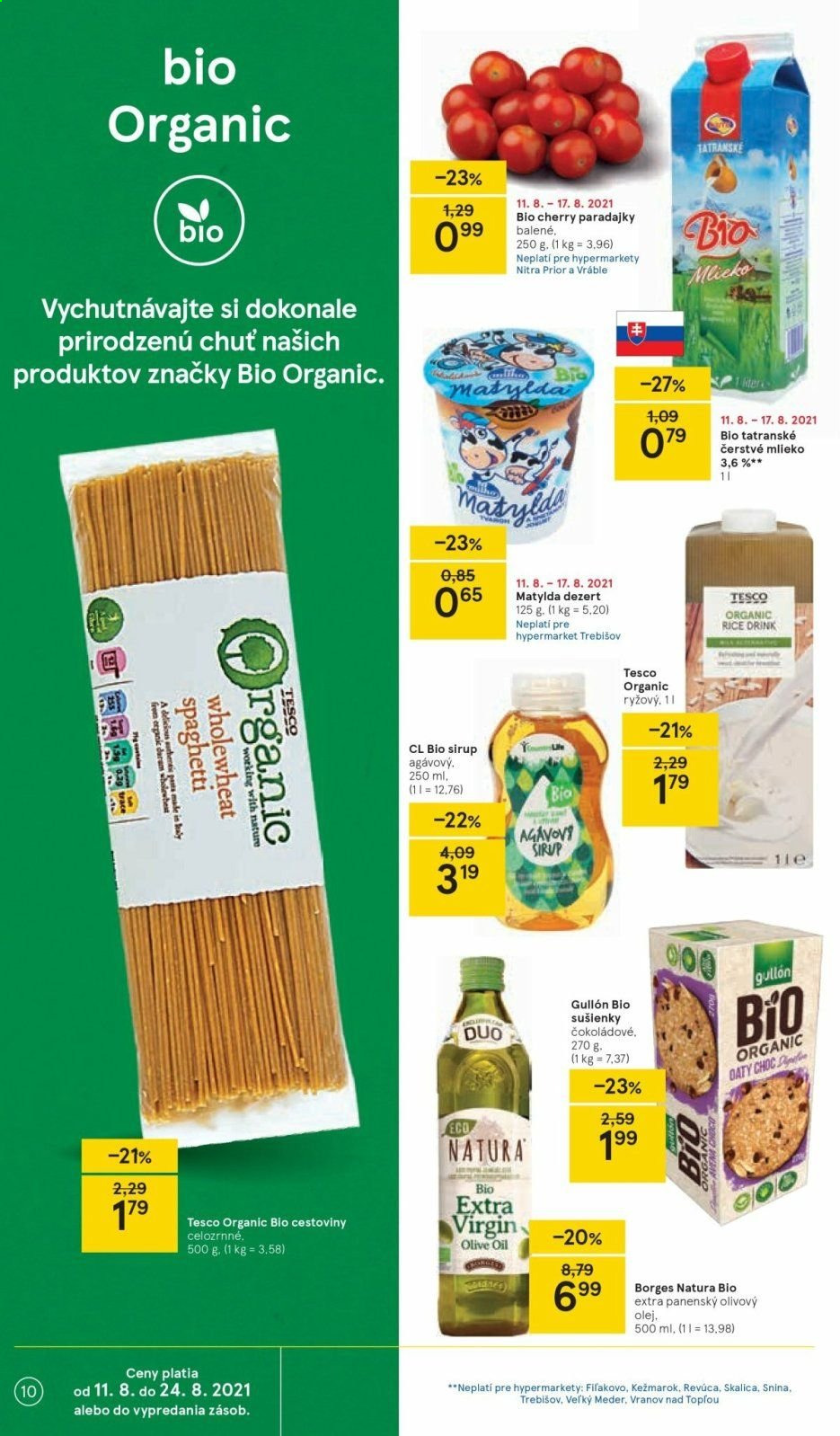 Leták TESCO - 11.8.2021 - 17.8.2021. Strana 10