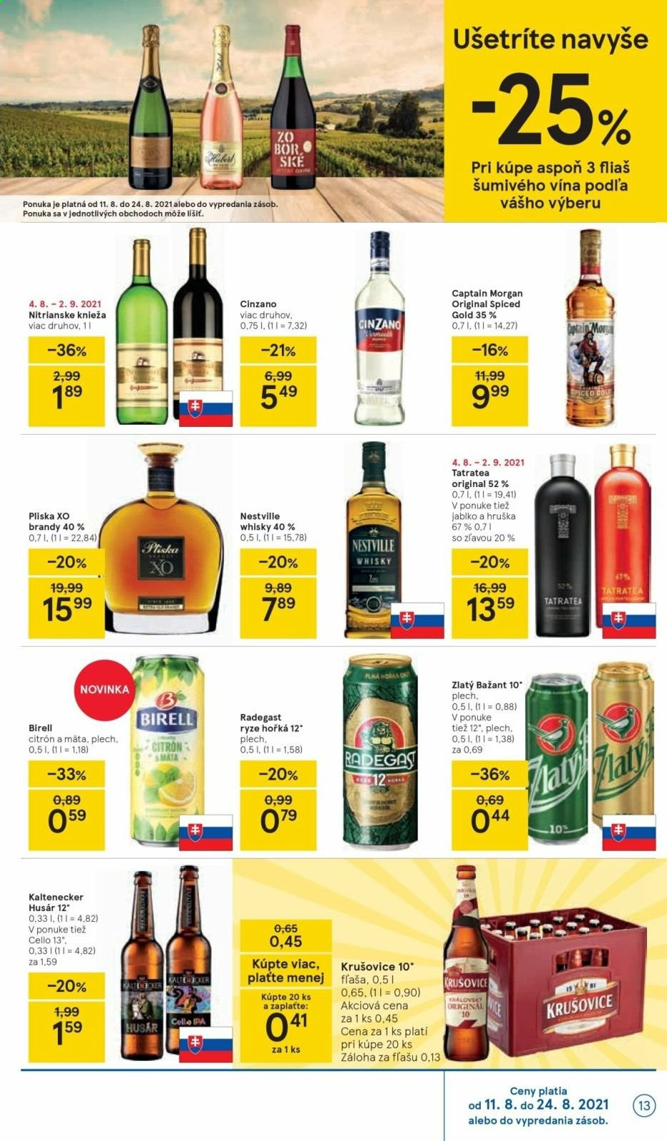 Leták TESCO - 11.8.2021 - 17.8.2021. Strana 13