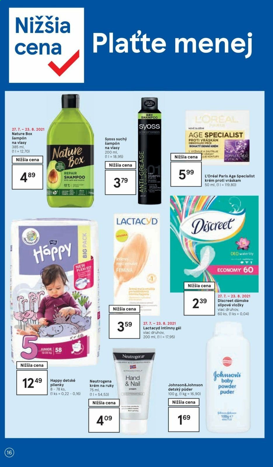 Leták TESCO - 11.8.2021 - 17.8.2021. Strana 16