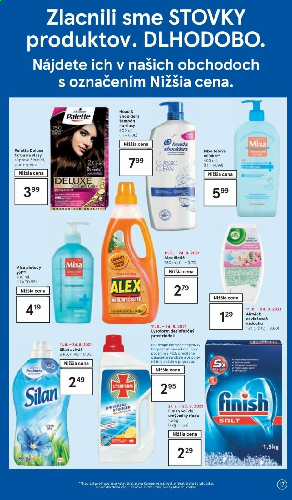 Leták TESCO - 11.8.2021 - 17.8.2021. Strana 17