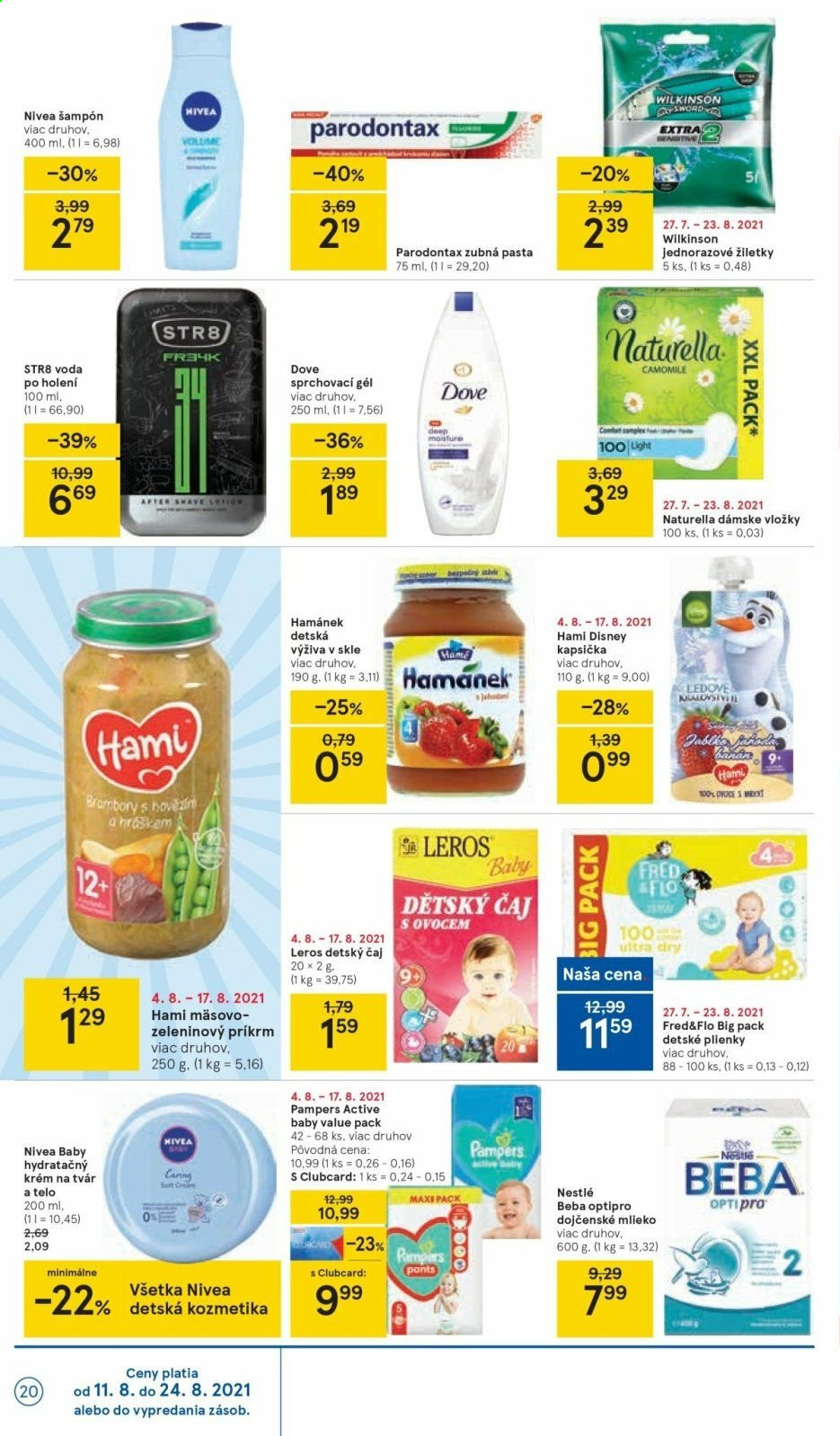 Leták TESCO - 11.8.2021 - 17.8.2021. Strana 20