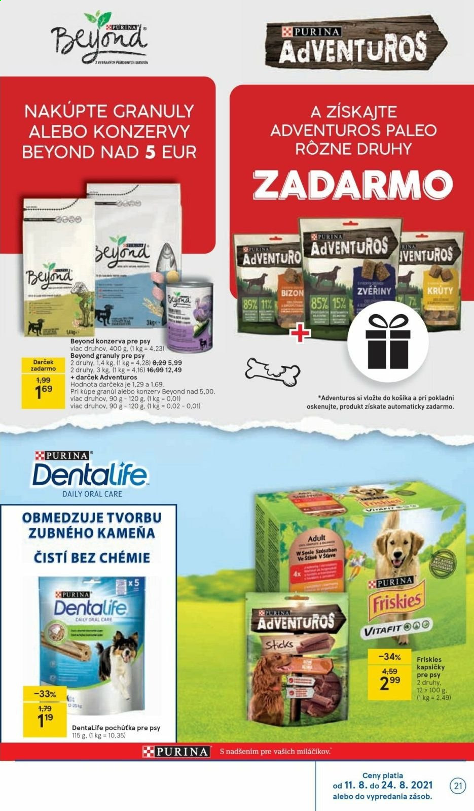 Leták TESCO - 11.8.2021 - 17.8.2021. Strana 21