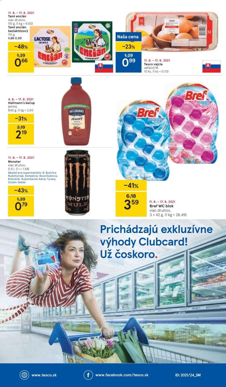 Leták TESCO supermarket - 11.8.2021 - 17.8.2021. Strana 8