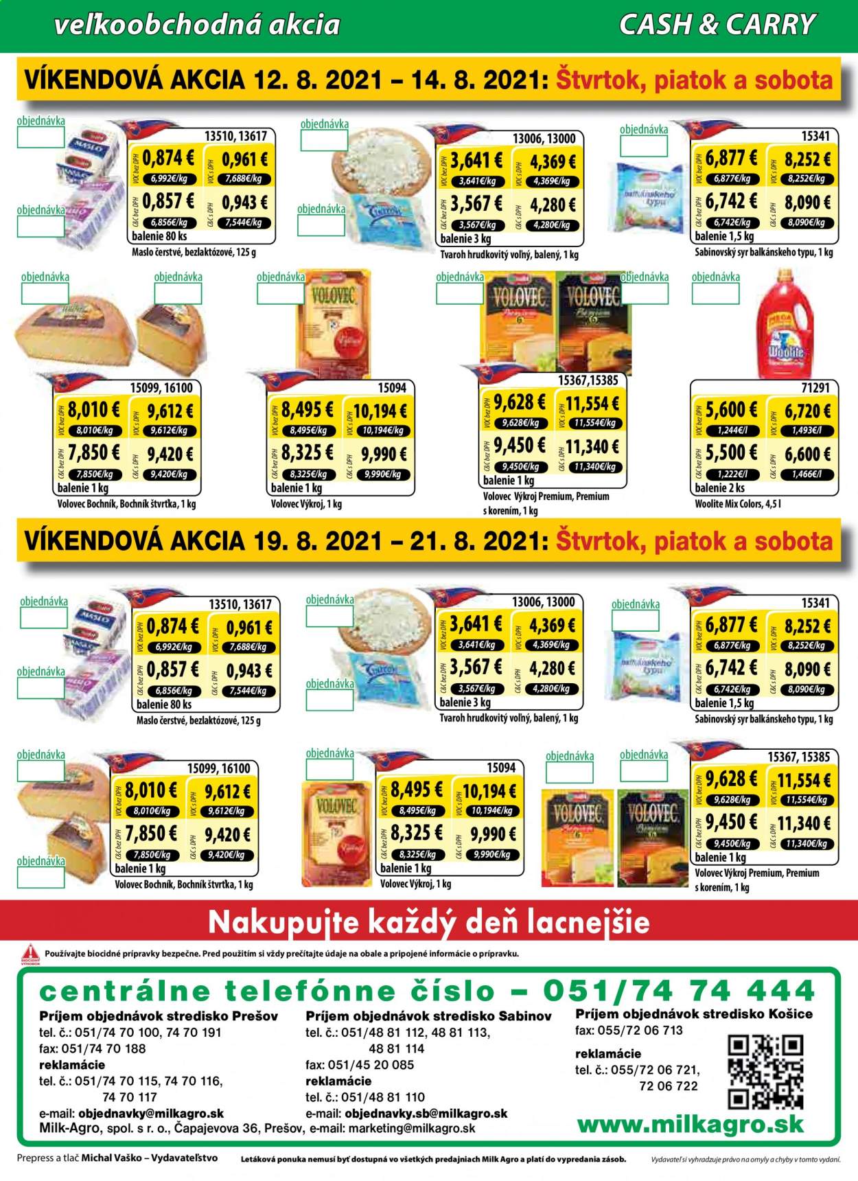 Leták Milk AGRO - 11.8.2021 - 24.8.2021. Strana 12