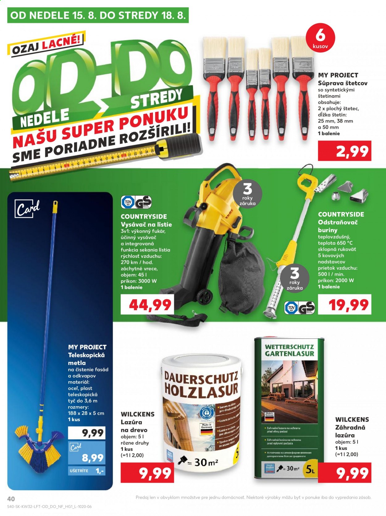 Leták Kaufland - 12.8.2021 - 18.8.2021. Strana 40