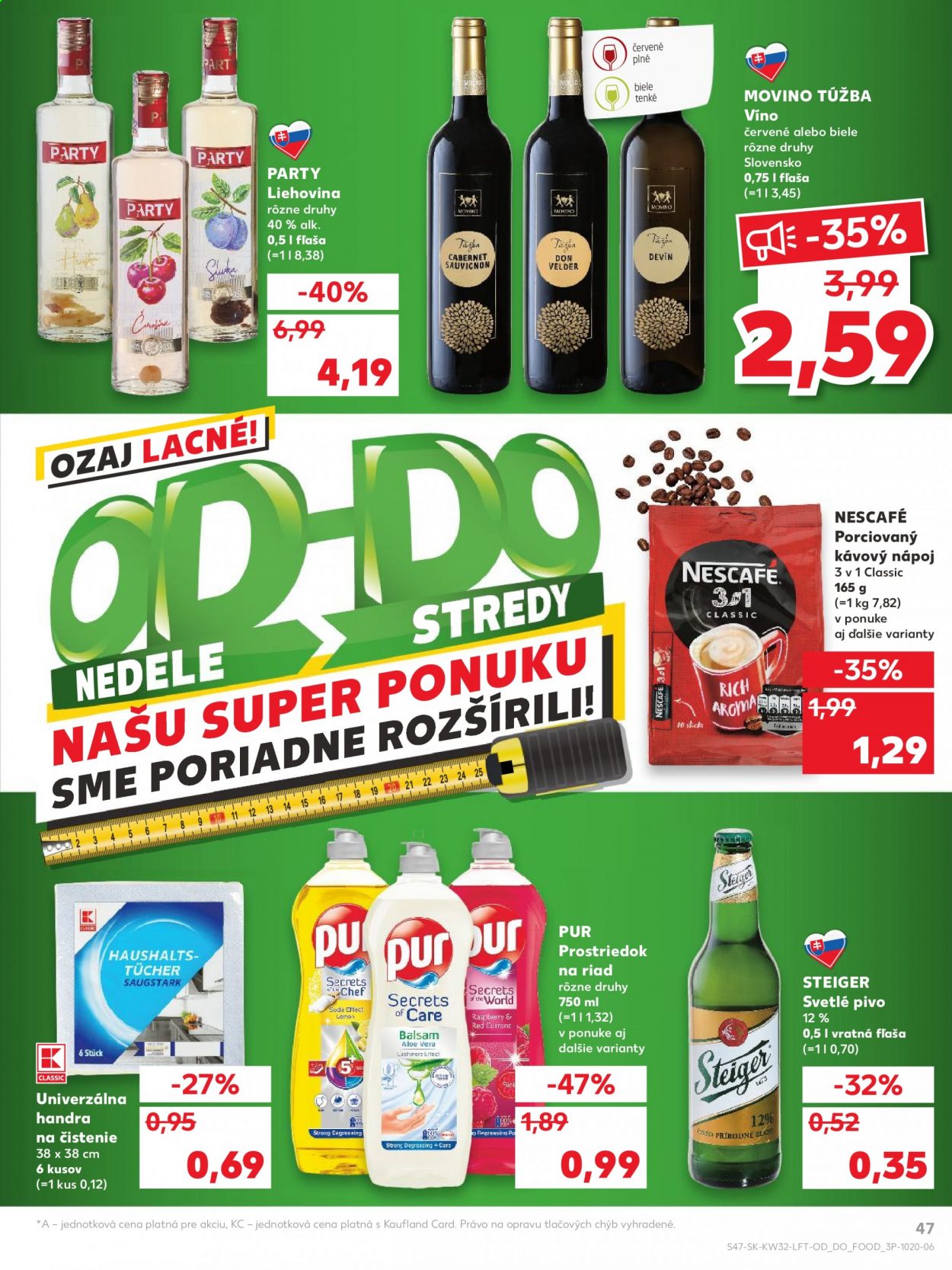 Leták Kaufland - 12.8.2021 - 18.8.2021. Strana 47