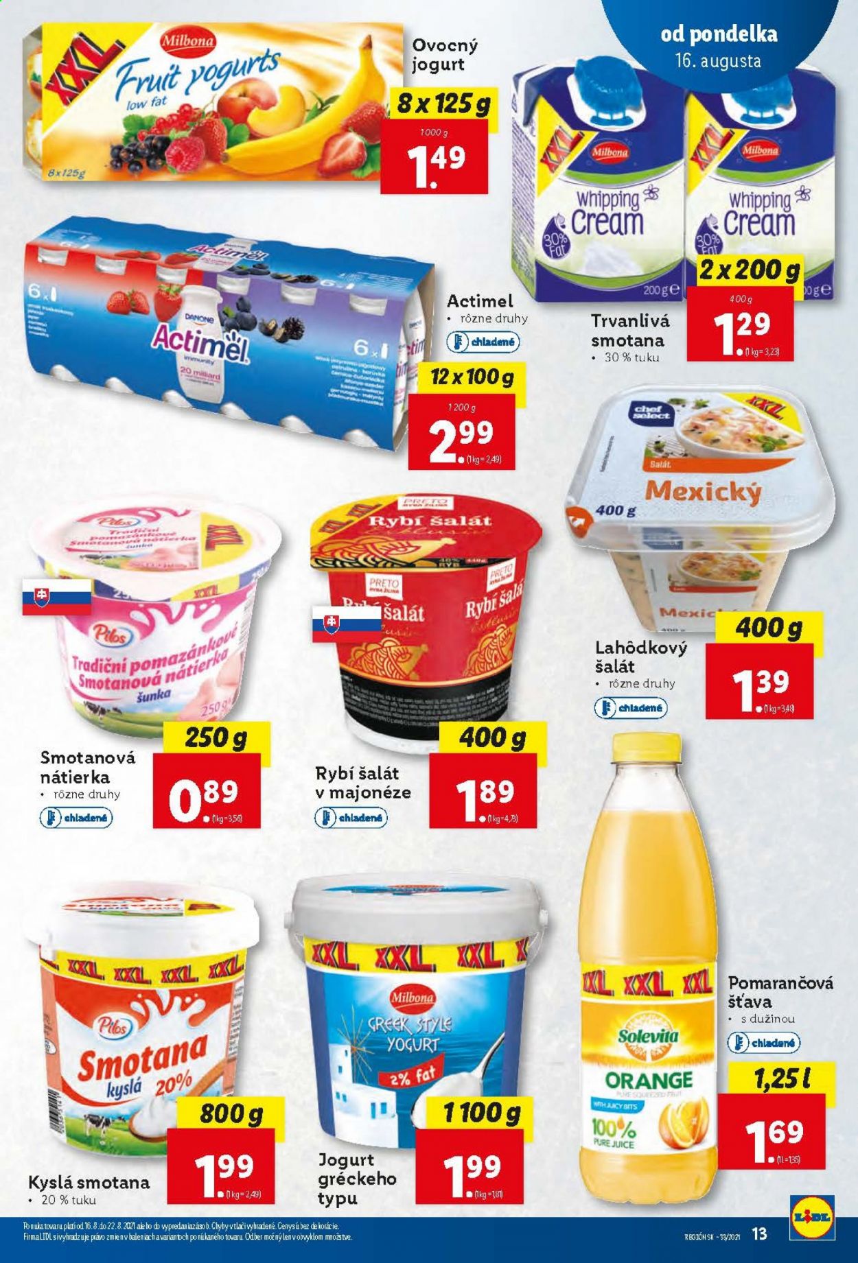 Leták Lidl - 16.8.2021 - 22.8.2021. Strana 13