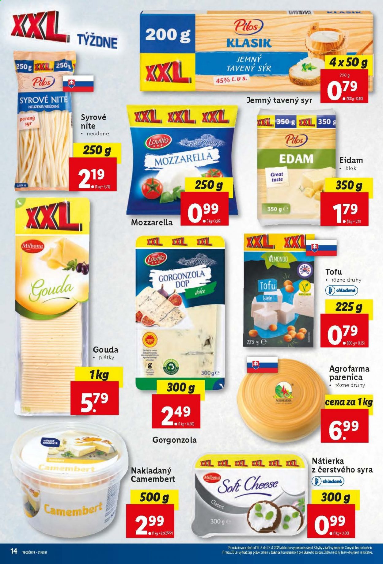 Leták Lidl - 16.8.2021 - 22.8.2021. Strana 14