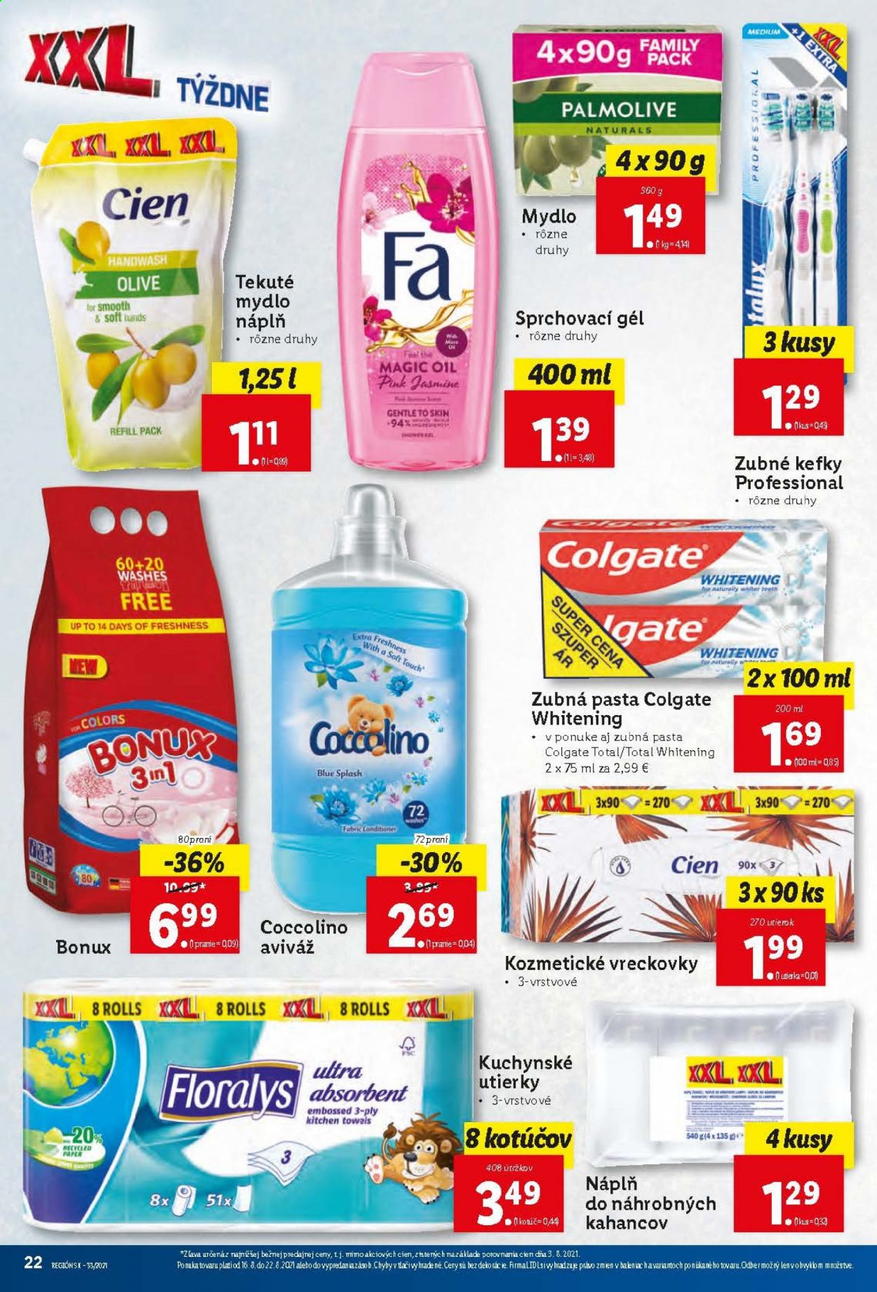 Leták Lidl - 16.8.2021 - 22.8.2021. Strana 22