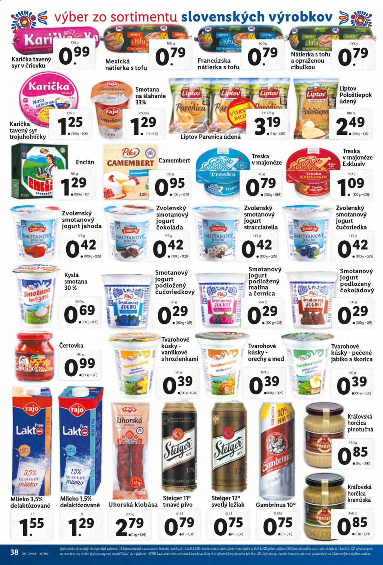 Leták Lidl - 16.8.2021 - 22.8.2021. Strana 42