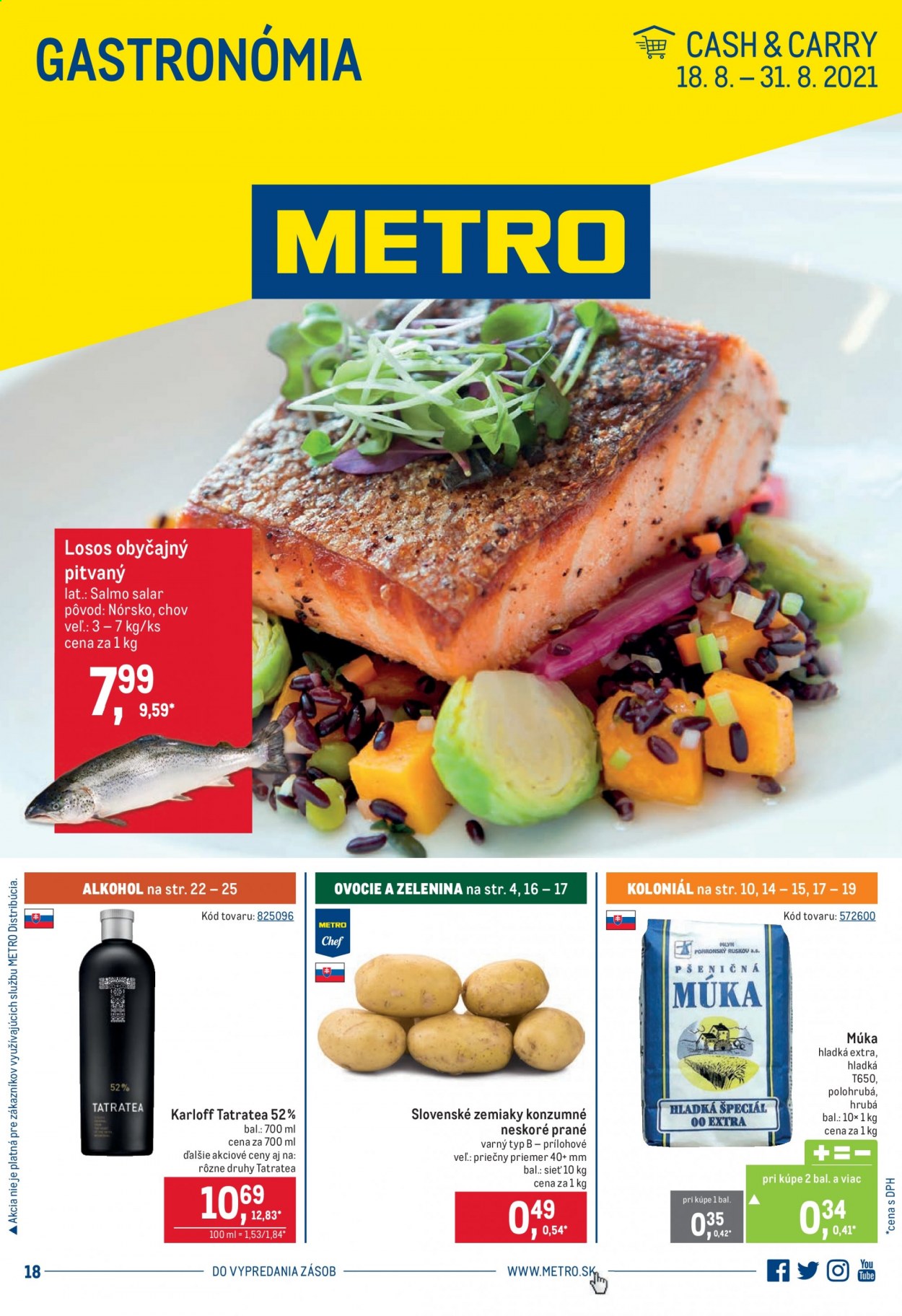Leták Metro - 18.8.2021 - 31.8.2021. Strana 1