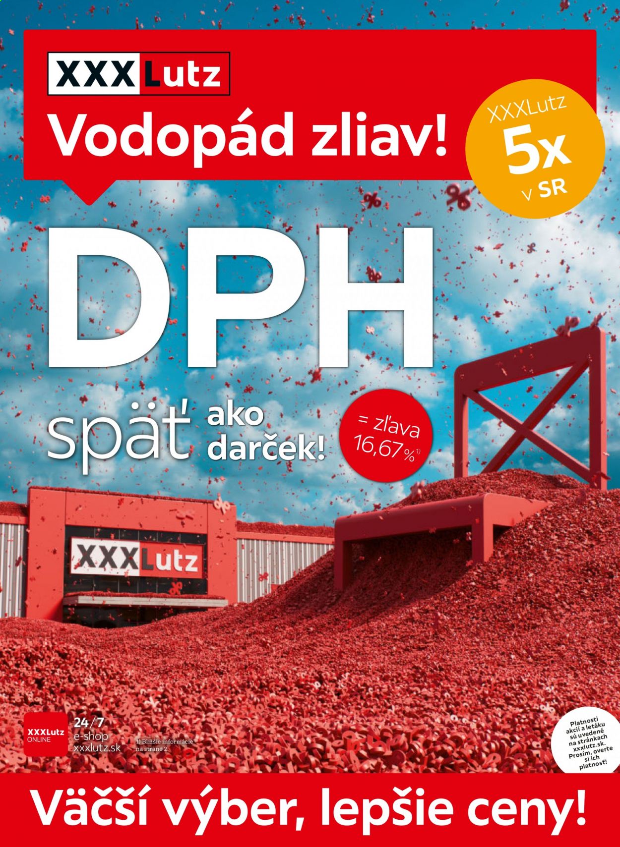 Leták XXXLutz - 9.8.2021 - 22.8.2021. Strana 1