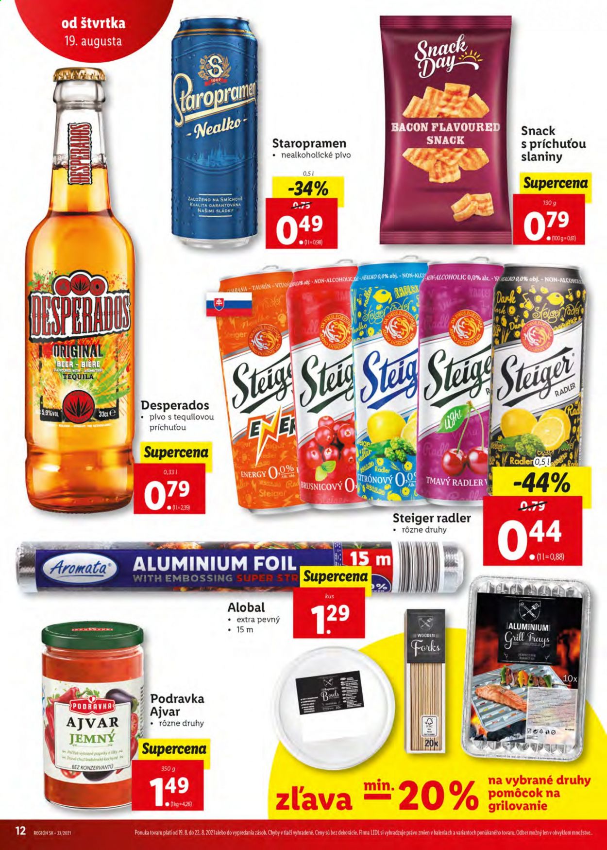Leták Lidl - 19.8.2021 - 22.8.2021. Strana 13