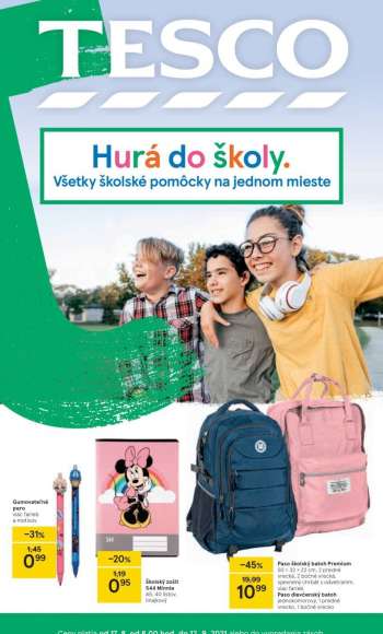 Leták TESCO - 17.8.2021 - 12.9.2021.