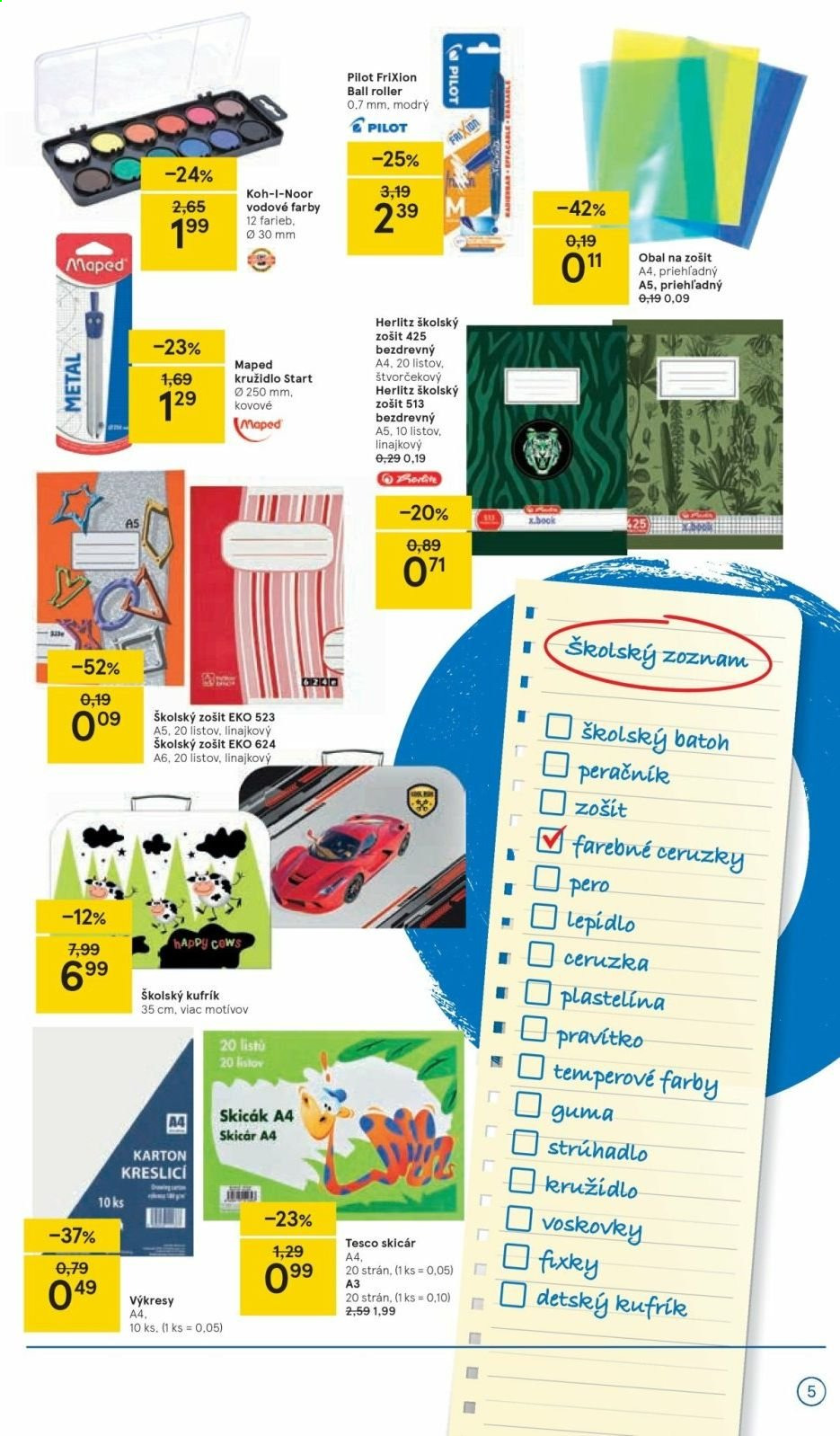 Leták TESCO - 17.8.2021 - 12.9.2021. Strana 5