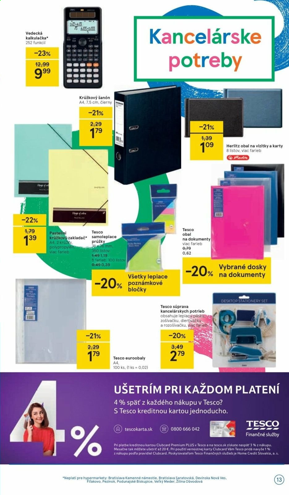 Leták TESCO - 17.8.2021 - 12.9.2021. Strana 13
