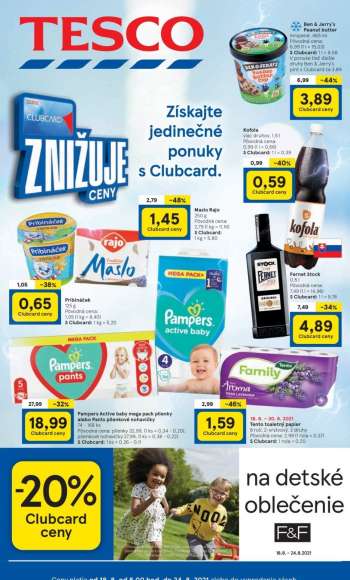Leták TESCO - 18.8.2021 - 24.8.2021.