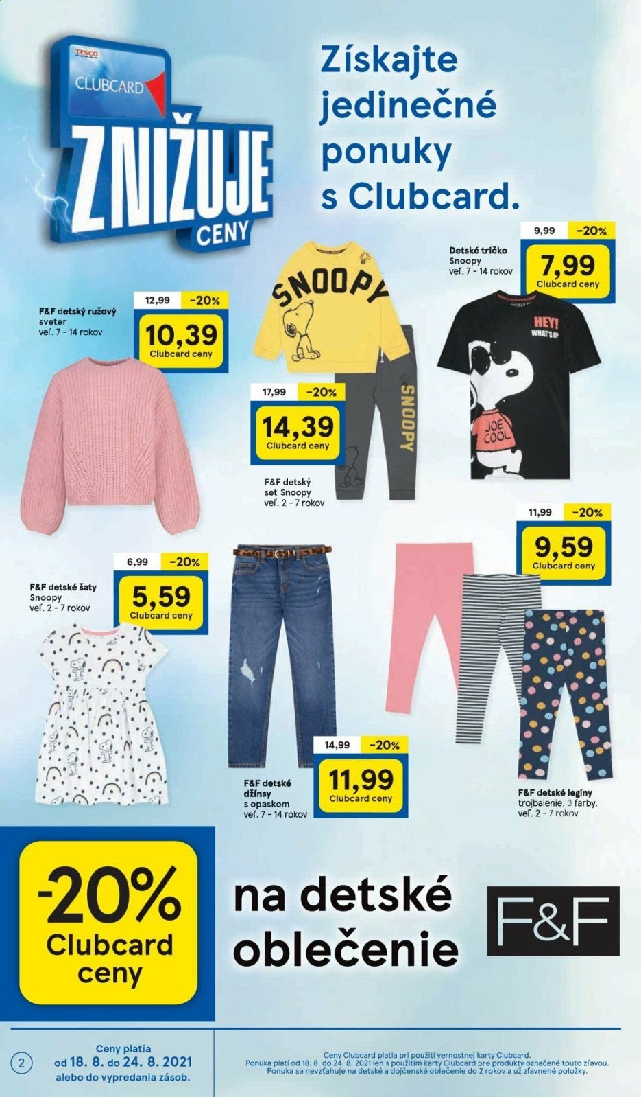 Leták TESCO - 18.8.2021 - 24.8.2021. Strana 2