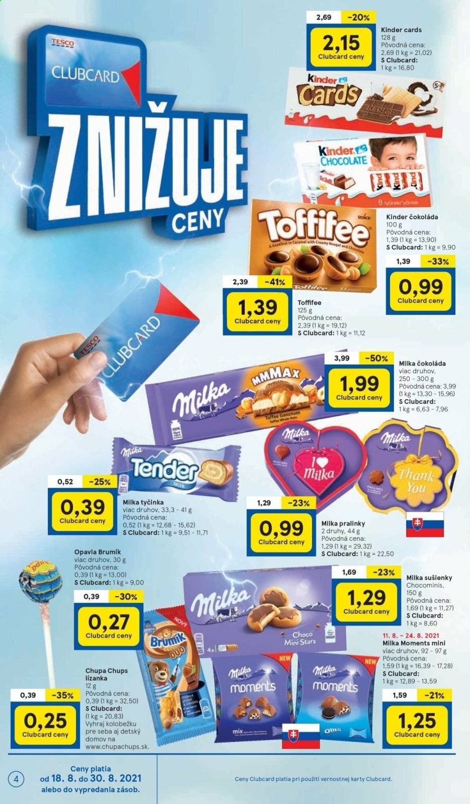 Leták TESCO - 18.8.2021 - 24.8.2021. Strana 4
