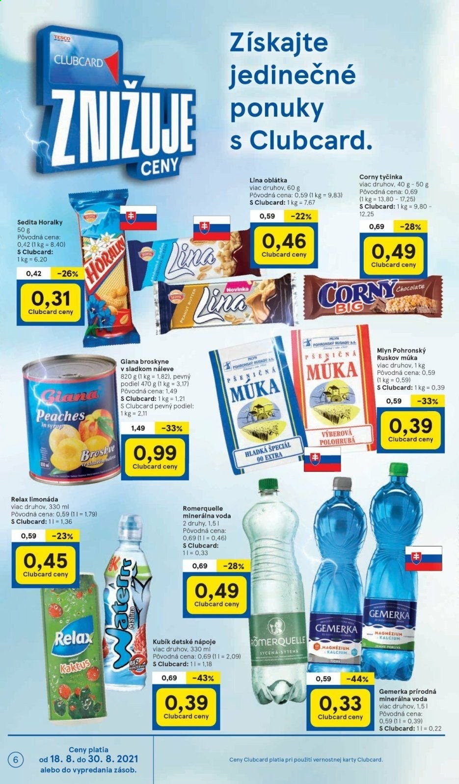 Leták TESCO - 18.8.2021 - 24.8.2021. Strana 6