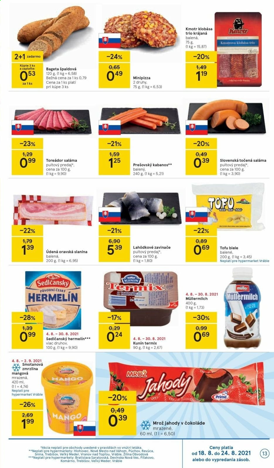 Leták TESCO - 18.8.2021 - 24.8.2021. Strana 13