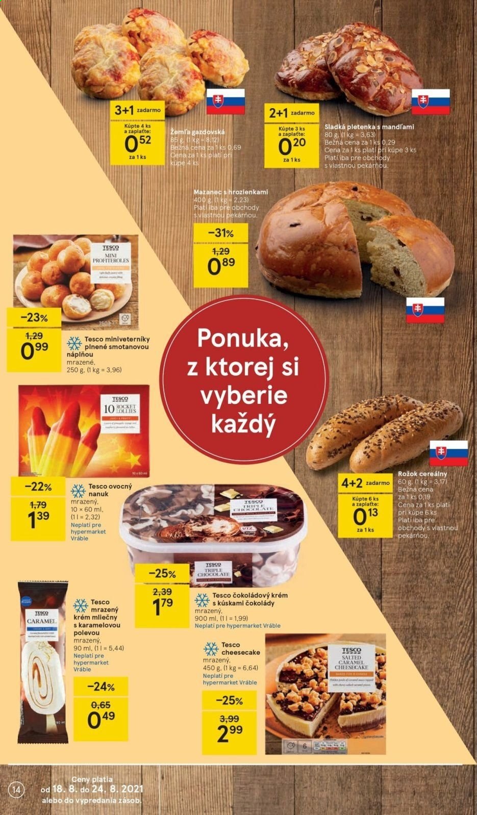 Leták TESCO - 18.8.2021 - 24.8.2021. Strana 14