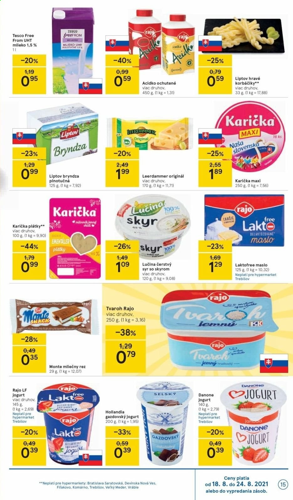 Leták TESCO - 18.8.2021 - 24.8.2021. Strana 15
