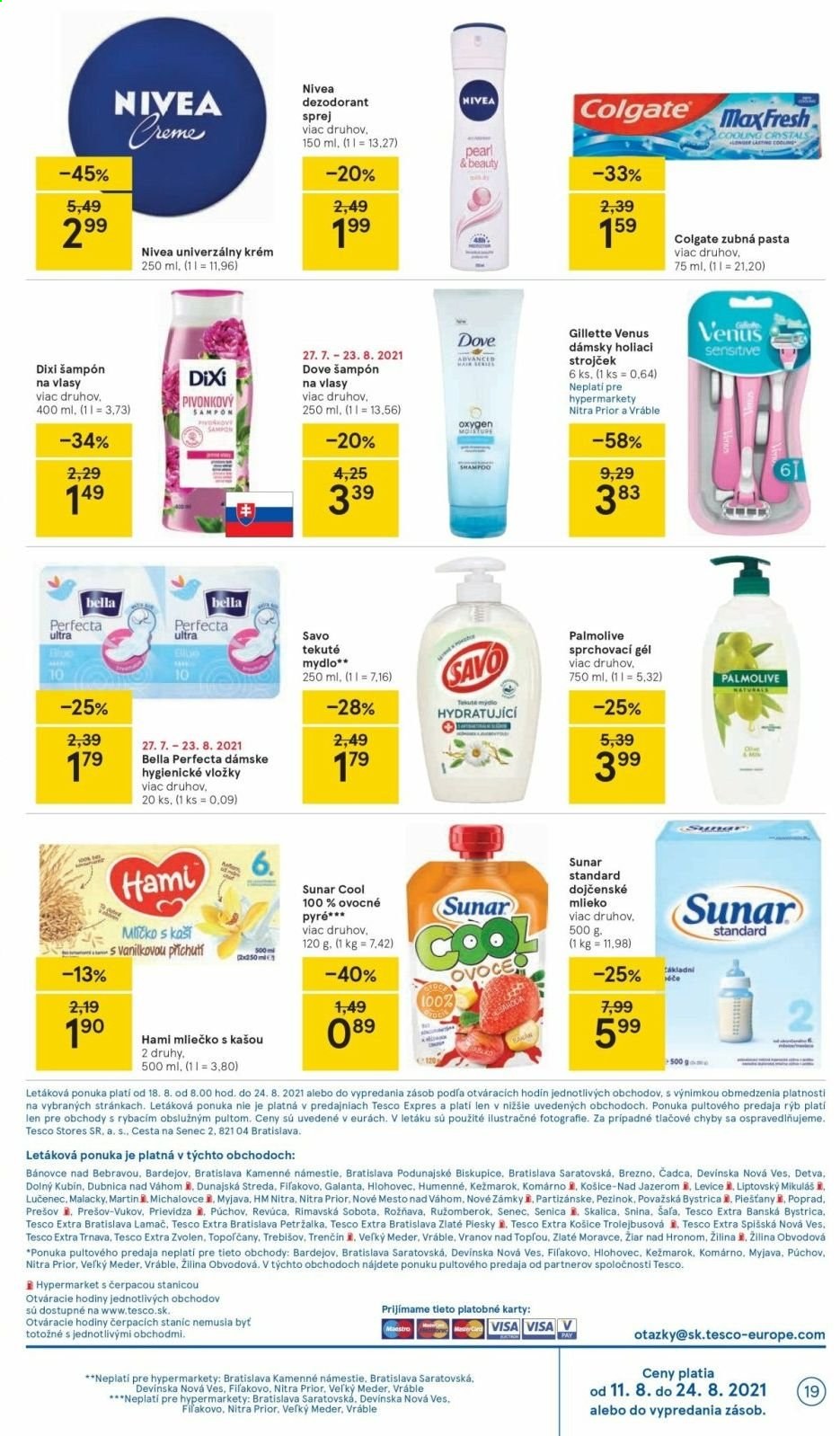 Leták TESCO - 18.8.2021 - 24.8.2021. Strana 19