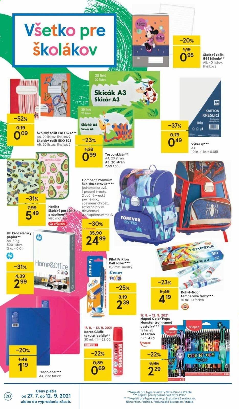 Leták TESCO - 18.8.2021 - 24.8.2021. Strana 20
