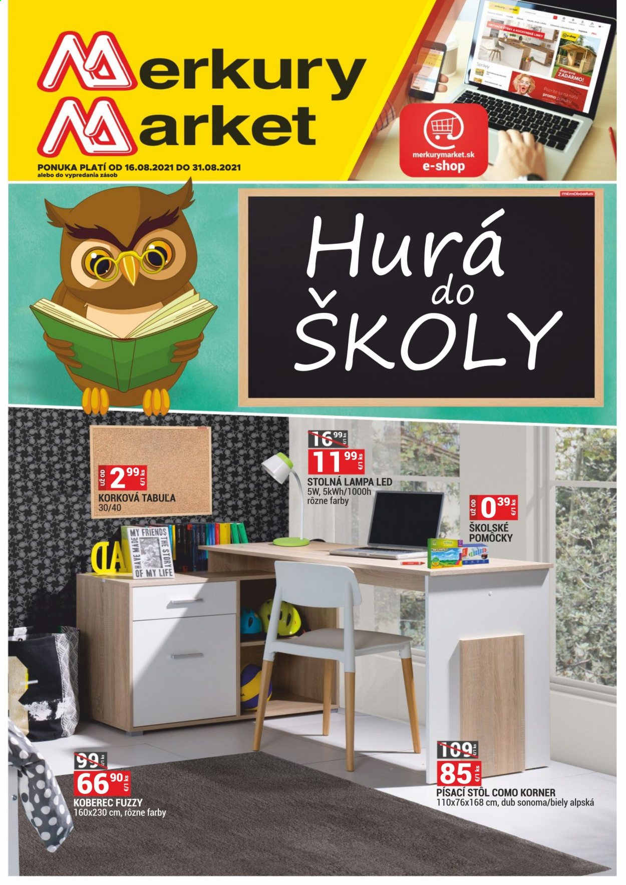 Leták Merkury Market - 16.8.2021 - 31.8.2021. Strana 1