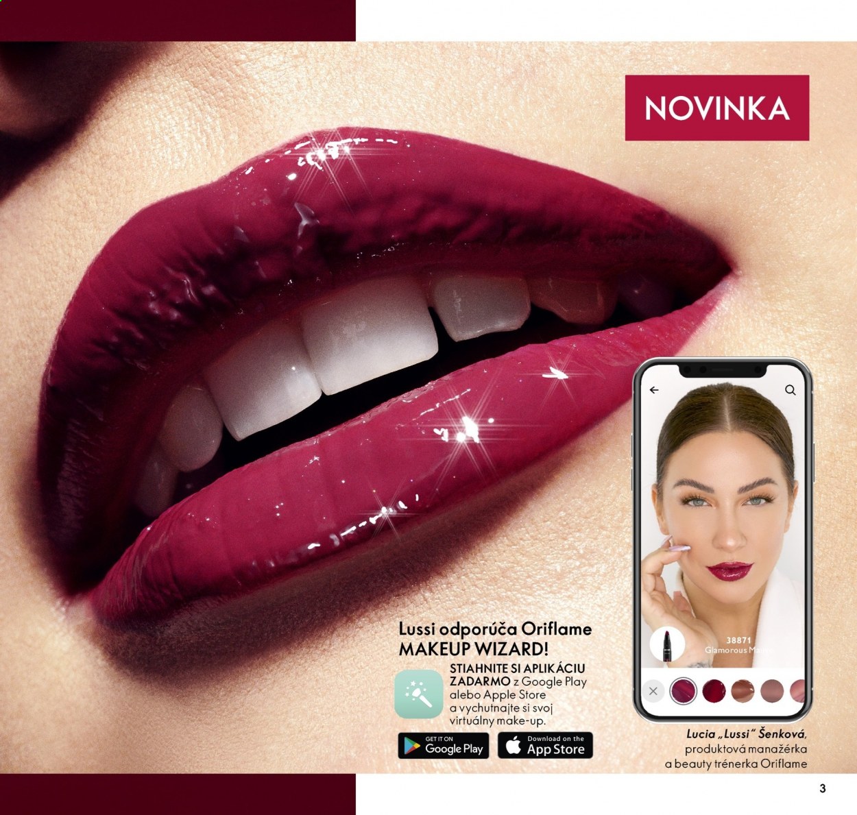 Leták Oriflame - 17.8.2021 - 6.9.2021. Strana 3