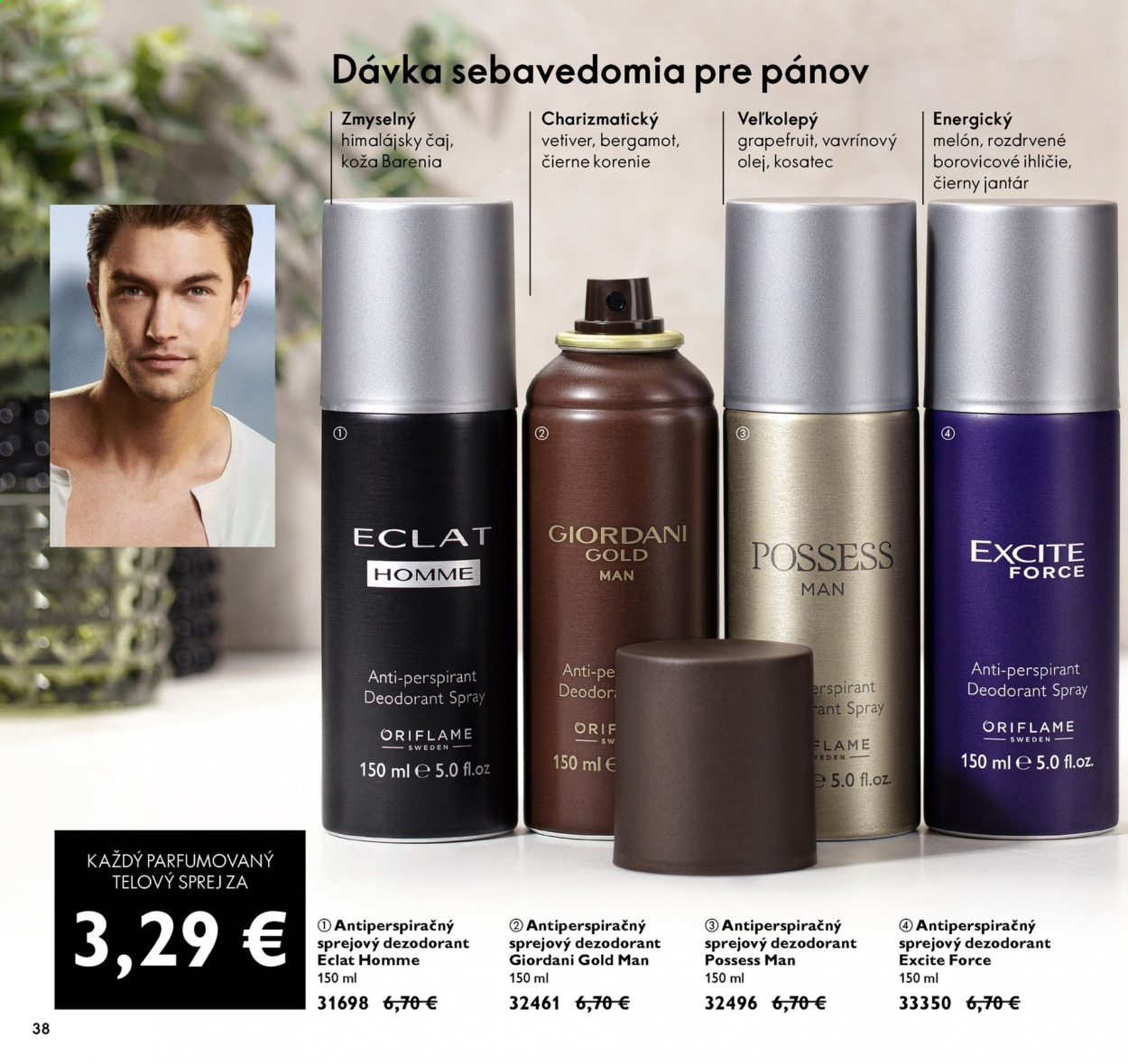 Leták Oriflame - 17.8.2021 - 6.9.2021. Strana 38