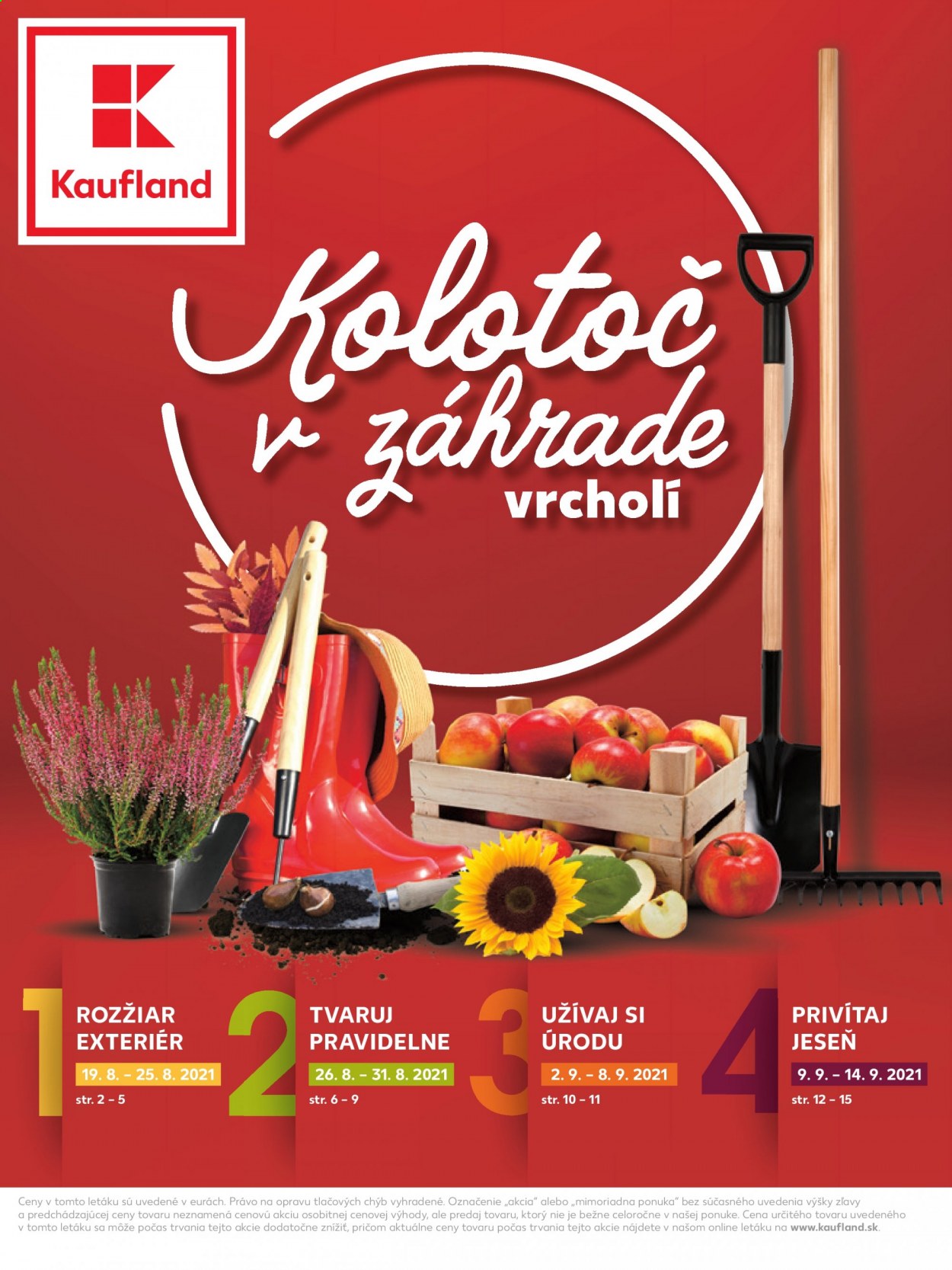 Leták Kaufland - 19.8.2021 - 14.9.2021. Strana 1